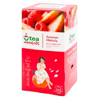 Ceai cu fructe Tea Moments Summer Melody in plicuri 1.6g*22buc - cumpărați, prețuri pentru BONUS - foto 1