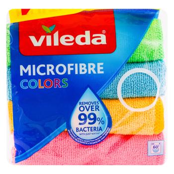 Laveta Vileda Microfibra Colors 4buc - cumpărați, prețuri pentru METRO - foto 1