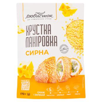Панировка хрустящая Любисток сыр 170г - купить, цены на BONUS - фото 1