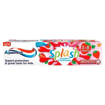 Pasta de dinti Aquafresh Splash pentru copii 3-8 ani 50ml - cumpărați, prețuri pentru BONUS - foto 1