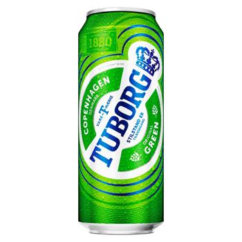 Пиво Tuborg Green светлое 0,5л - купить, цены на BONUS - фото 1