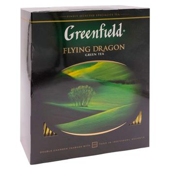 Ceai Greenfield Flying Dragon verde in plicuri 100x2g - cumpărați, prețuri pentru BONUS - foto 3