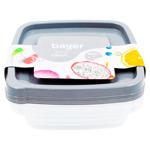 Containere alimentare Bager Eco-Fresh 990ml 3buc