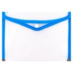 Mapa plastic cu buton transparent A5 22*16.5cm