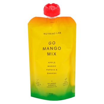 Пюре Nutrino Lab Power Mix Яблоко/манго/папайя/банан 200г - купить, цены на BONUS - фото 1