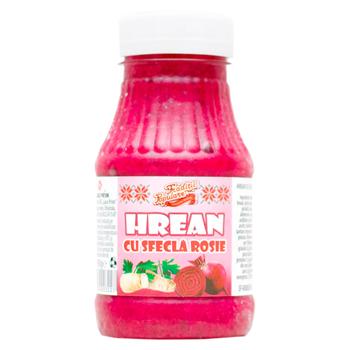 Hrean cu sfecla rosie 250g Laox Prim - купить, цены на BONUS - фото 1