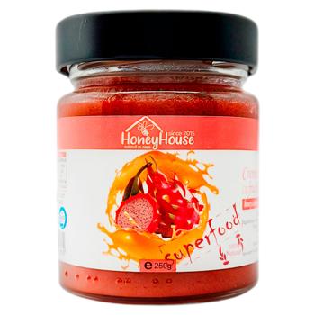 Крем-мёд Honey House с питахайей 250г - купить, цены на BONUS - фото 1