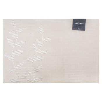 Suport farfurie FRUNZE 45x30 cm bej - купить, цены на BONUS - фото 1