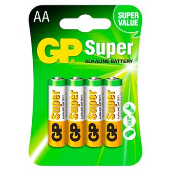 Батарейка Gp Alkaline 4Xlr03 Aa - купить, цены на BONUS - фото 1
