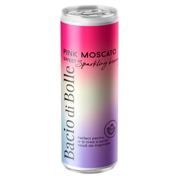 Vin spumant Bacio Di Bolle Pink Moscato 250ml - cumpărați, prețuri pentru BONUS - foto 1