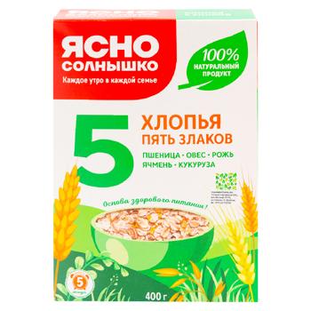 Fulgi 5 cereale Iasno Solnisco 400g - cumpărați, prețuri pentru BONUS - foto 2