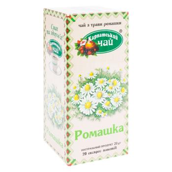 Чай травяной Карпатский Чай Ромашка в пакетиках 1г*20шт - купить, цены на BONUS - фото 3