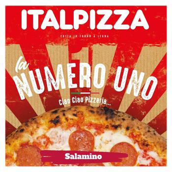 Пицца Italpizza Numero Uno Salamino замороженная 410g - купить, цены на BONUS - фото 1