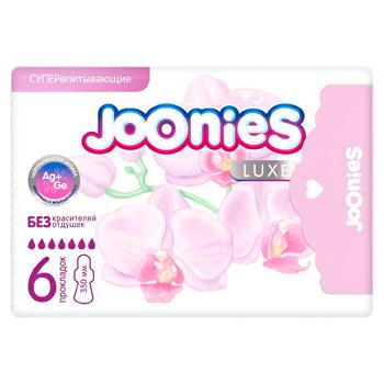 Absorbante igienice Joonies Luxe de noapte super 6buc - cumpărați, prețuri pentru BONUS - foto 1