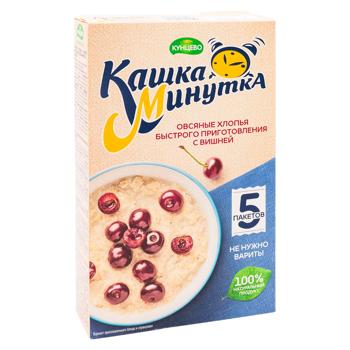 Хлопья овсяные Кашка-минутка Вишня 185г - купить, цены на BONUS - фото 3