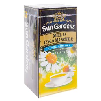 Чай травяной Sun Gardens Mild Chamomile в пакетиках 1,7г*25шт - купить, цены на BONUS - фото 3