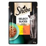 Корм влажный Sheba с говядиной и курицей для кошек 85г