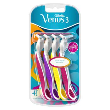 Aparat de ras Venus 3 Plus Dispo 4buc - cumpărați, prețuri pentru BONUS - foto 1