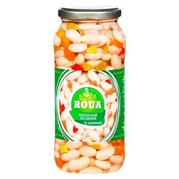 Fasole alba Roua cu legume in saramura 540g - cumpărați, prețuri pentru BONUS - foto 1