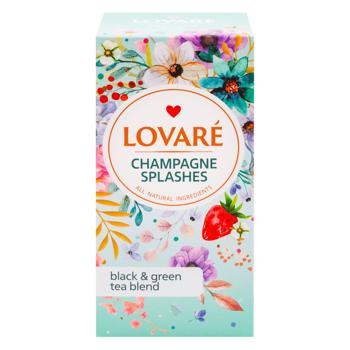 Ceai negru/verde Lovare Champagne Splashe in plicuri 2g*24buc - cumpărați, prețuri pentru BONUS - foto 2