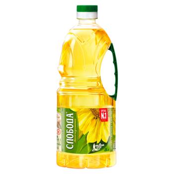 Ulei de floarea soarelui rafinat Sloboda1.8l - cumpărați, prețuri pentru BONUS - foto 1
