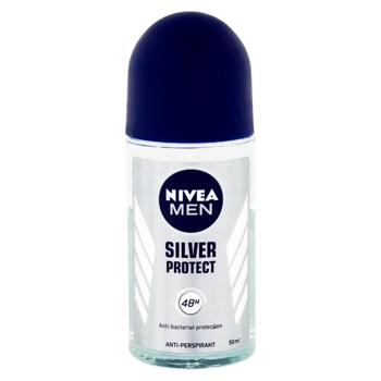 Deodorant roll-on Nivea Men Silver Protect 50ml - cumpărați, prețuri pentru BONUS - foto 1