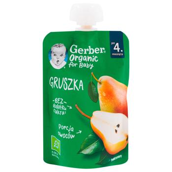 Pireu Gerber Organic Pere 80g - cumpărați, prețuri pentru BONUS - foto 1