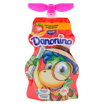 Iaurt Danonino Pounch Banana capsuni 70g - cumpărați, prețuri pentru BONUS - foto 1