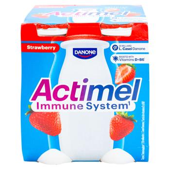 Йогурт Actimel клубника 4х100г - купить, цены на BONUS - фото 2