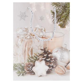 Пакет подарочный картон 25*18см - купить, цены на BONUS - фото 2