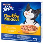 Корм Felix Doubly Delicious с курицей/индейкой 800г