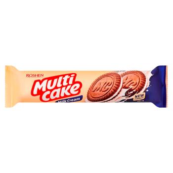 Печенье Roshen Multicake Milky cream 180г - купить, цены на BONUS - фото 1