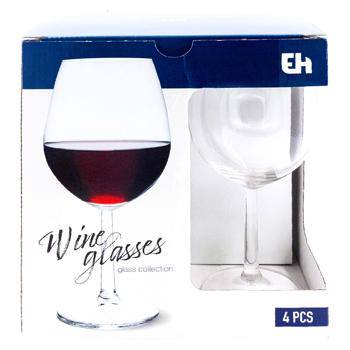 Набор бокалов Vinissimo для красного вина 580мл 4шт - купить, цены на BONUS - фото 3