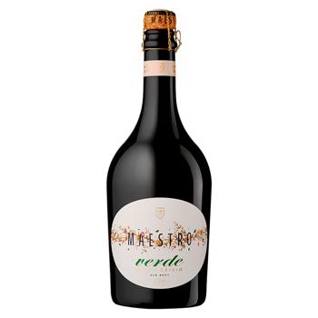 Вино игристое Maestro Verde Pinot Grigio белое брют 0,75л - купить, цены на METRO - фото 1