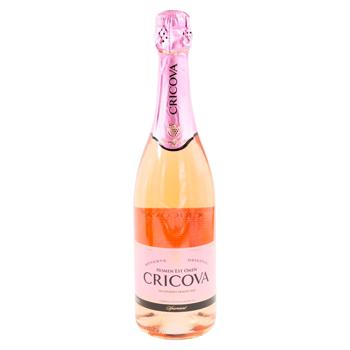 Вино игристое Cricova розе полусухое 0,75л - купить, цены на BONUS - фото 1