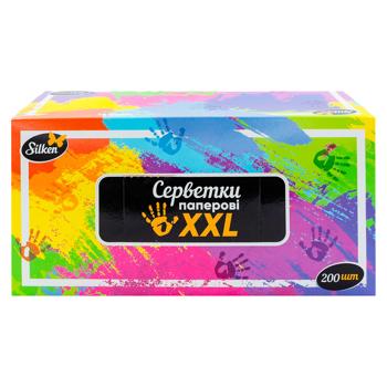 Șervețele cosmetice Silken XXL cu 2 straturi 200buc - cumpărați, prețuri pentru BONUS - foto 3