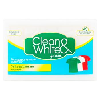 Мыло хозяйственное Duru Clean&White Универсальное 120г - купить, цены на BONUS - фото 1