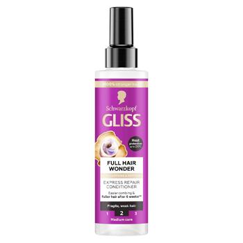 Expres-Cond. Gliss Full Hair Wonder 200ml - купить, цены на BONUS - фото 2