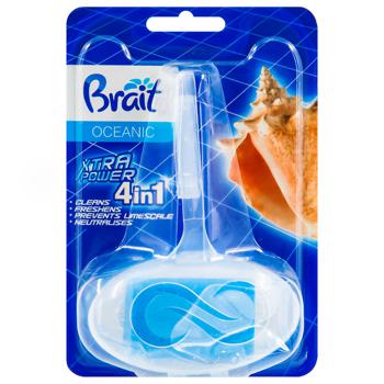 Блок для унитаза Brait Ocean 4в1 40г - купить, цены на BONUS - фото 1