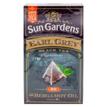 Чай черный Sun Gardens Earl Grey в пакетиках 2,5г*20шт - купить, цены на BONUS - фото 2