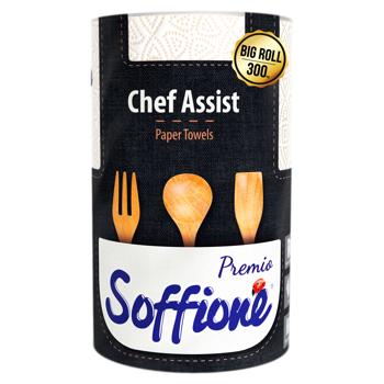 Prosoape de hârtie Divo Soffione Premio Chef Assist 3 straturi 300foi - cumpărați, prețuri pentru BONUS - foto 1