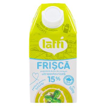 Frisca smantana Latti dulce de consum UHT 15% 500g - cumpărați, prețuri pentru BONUS - foto 2