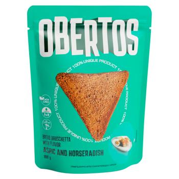 Крутоны Obertos со вкусом холодца с хреном 100г - купить, цены на BONUS - фото 2