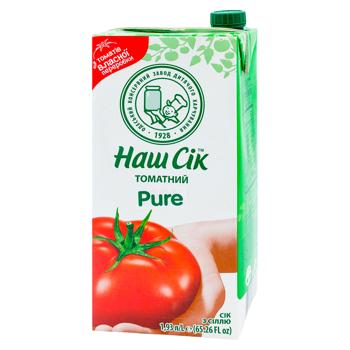 Сок Наш Сік Томатный 1,93л - купить, цены на BONUS - фото 1