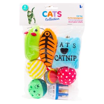 Jucarii p/u pisici Cats 8buc 12*10?m 3cul. - cumpărați, prețuri pentru BONUS - foto 1