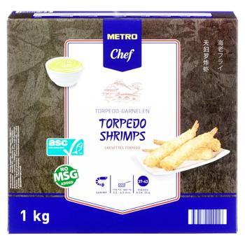 Креветки METRO Chef Торпедо 1кг - купить, цены на METRO - фото 1