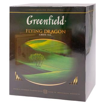 Ceai Greenfield Flying Dragon verde in plicuri 100x2g - cumpărați, prețuri pentru BONUS - foto 1
