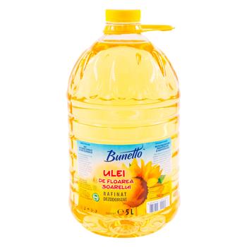 Ulei de floarea soarelui Bunetto 5l - cumpărați, prețuri pentru BONUS - foto 1