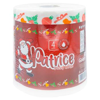 Полотенца бумажные Patrice 4 слоя - купить, цены на BONUS - фото 1