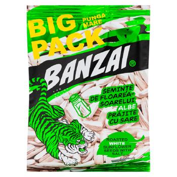 Seminte de floarea soarelui Banzai albe prajite cu sare 120g - cumpărați, prețuri pentru BONUS - foto 1